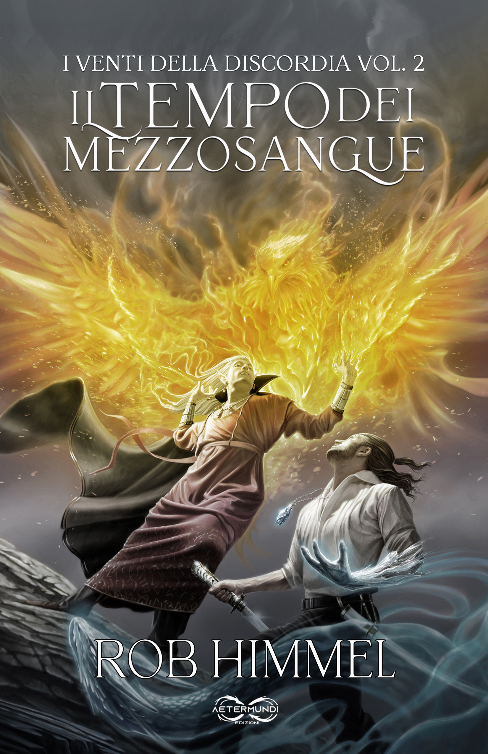 COPERTINE FRONTE TEMPO DEI MEZZOSANGUE SECONDO VOLUME FLESSIBILE LETTERING RGB